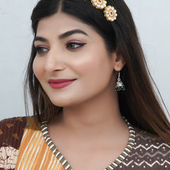 Gold Plated Brass Hairband/Mathapatti Hair Band  (Gold)