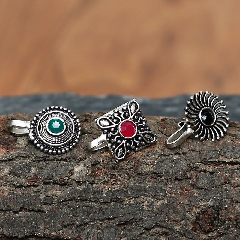 Silver Plated Silver Nose Ring