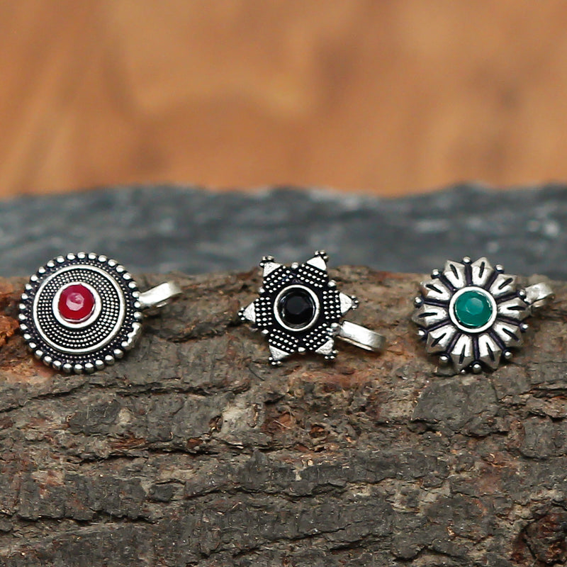 Silver Plated Silver Nose Ring