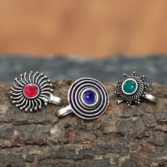 Silver Plated Silver Nose Ring