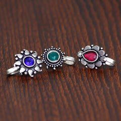 Silver Plated Silver Nose Ring