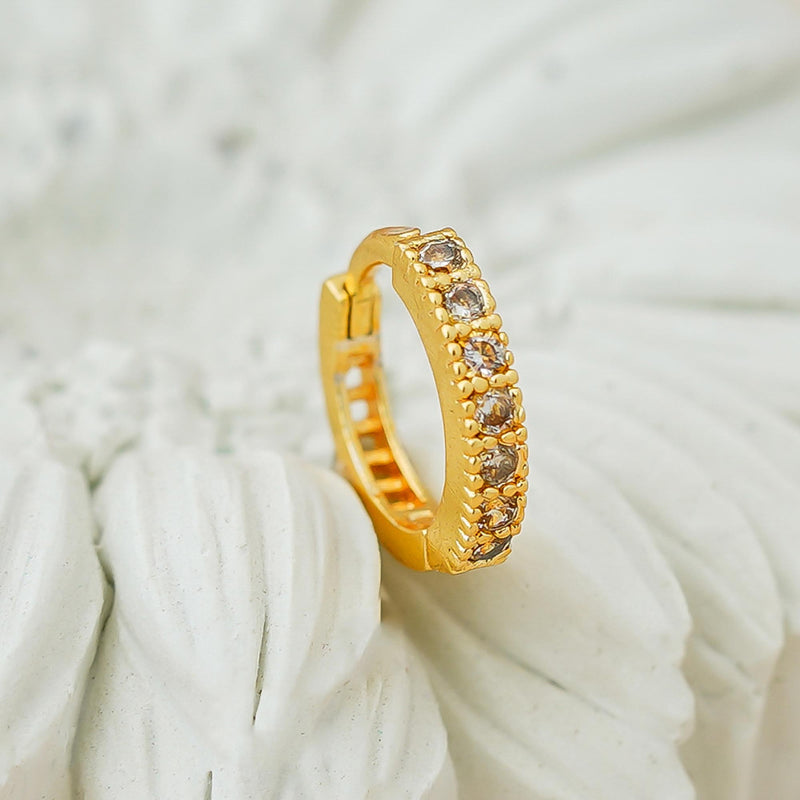 Luxury Gold Plated Nose Ring Bali