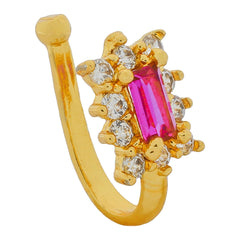 Crystal Gold-plated Plated Alloy Nose Ring
