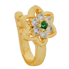 Crystal Gold-plated Plated Alloy Nose Ring
