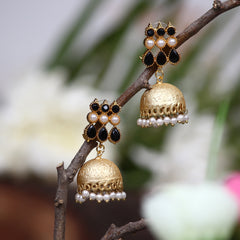 Jhumki Beads Brass Jhumki Earring