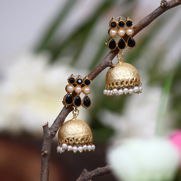 Jhumki Beads Brass Jhumki Earring