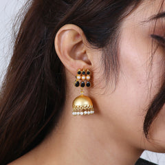 Jhumki Beads Brass Jhumki Earring