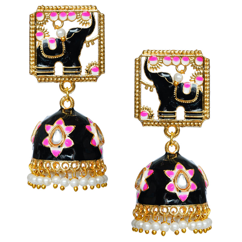 Traditional South indian Temple Brass earrings