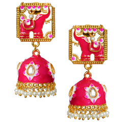 Traditional South indian Temple Brass earrings