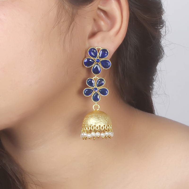 Jhumki Beads Brass Jhumki Earring
