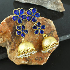 Jhumki Beads Brass Jhumki Earring