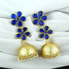 Jhumki Beads Brass Jhumki Earring