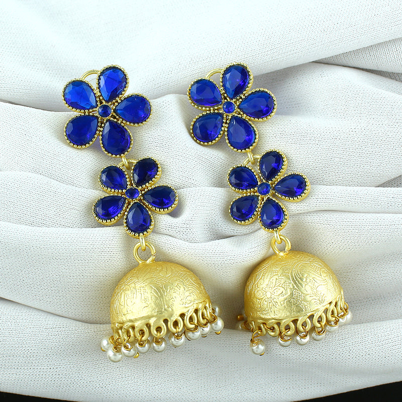 Jhumki Beads Brass Jhumki Earring