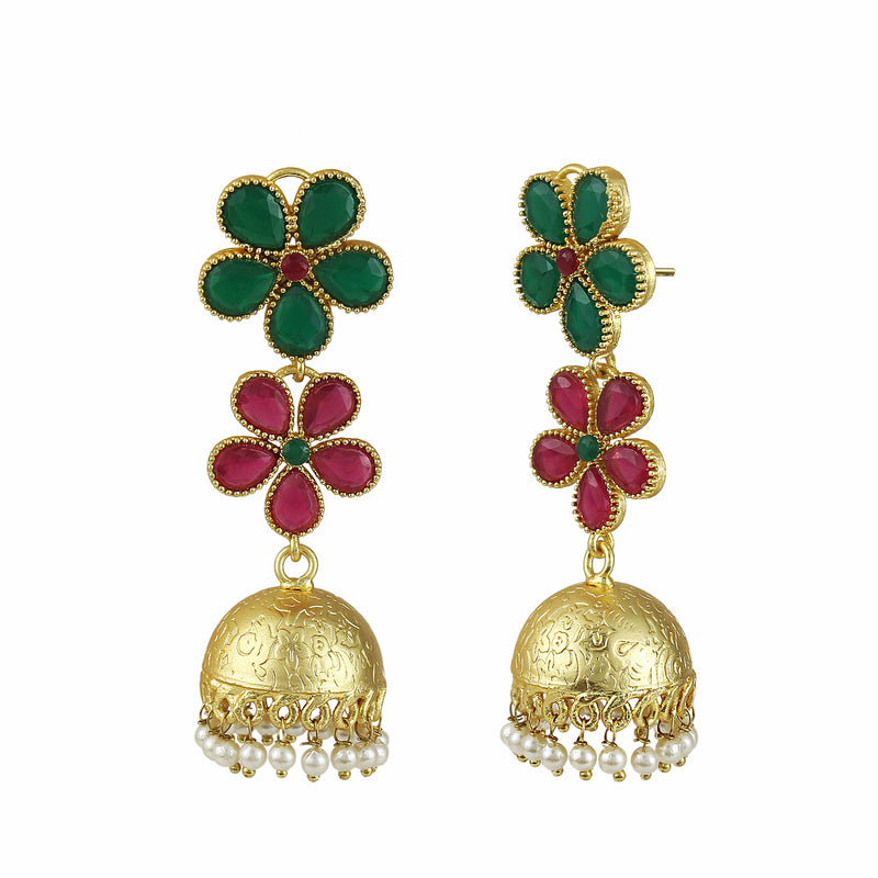Jhumki Beads Brass Jhumki Earring