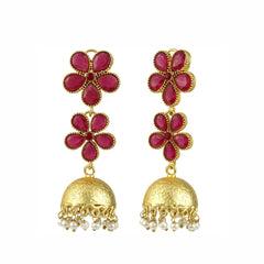 Jhumki Beads Brass Jhumki Earring