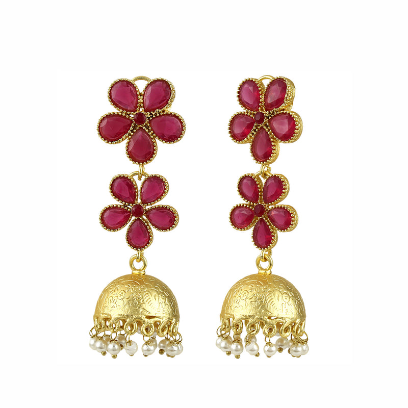 Jhumki Beads Brass Jhumki Earring