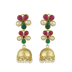 Jhumki Beads Brass Jhumki Earring