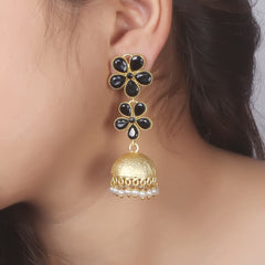 Jhumki Beads Brass Jhumki Earring