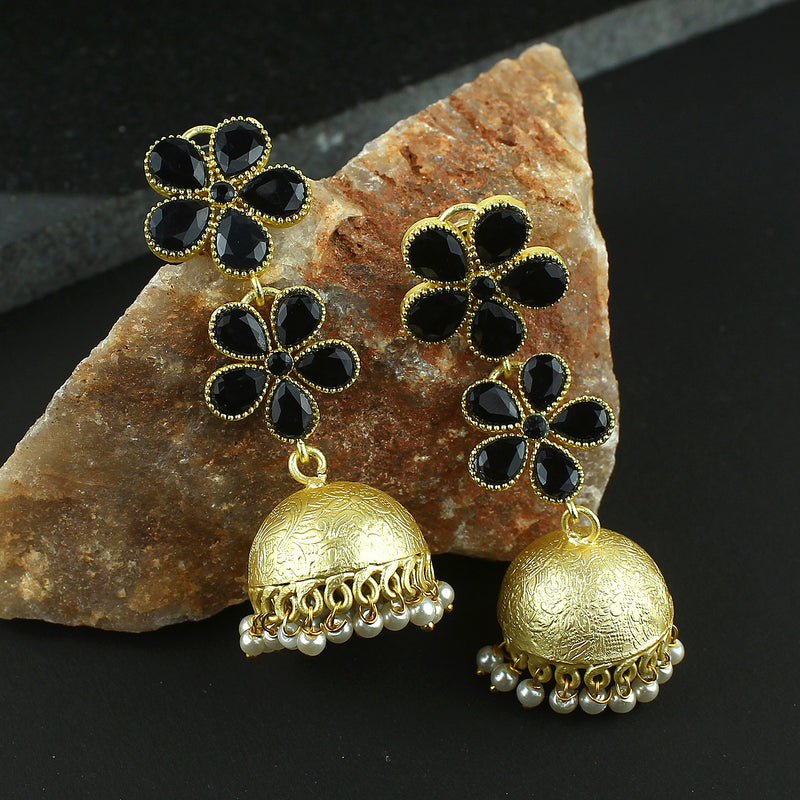 Jhumki Beads Brass Jhumki Earring