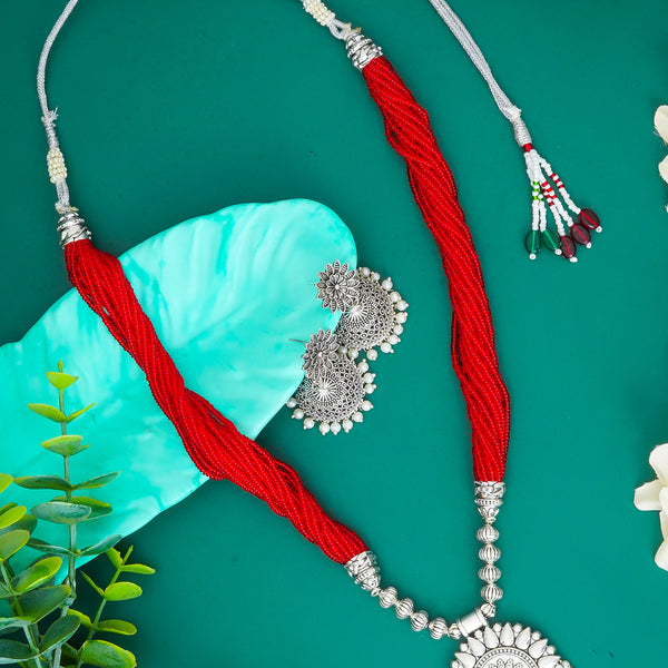 Brass Silver Jewel Set