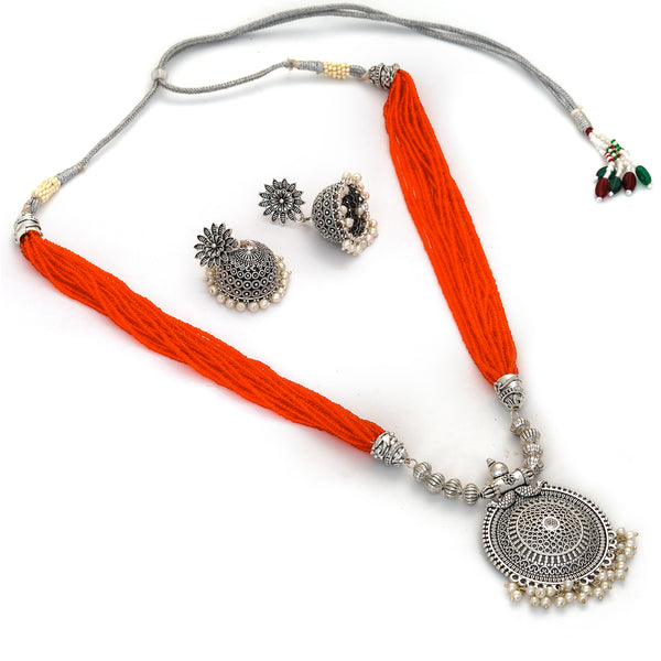 Brass Silver Jewel Set