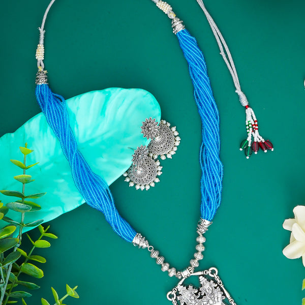 Brass Silver Jewel Set