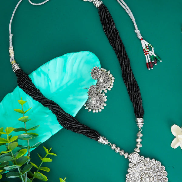 Brass Silver Jewel Set