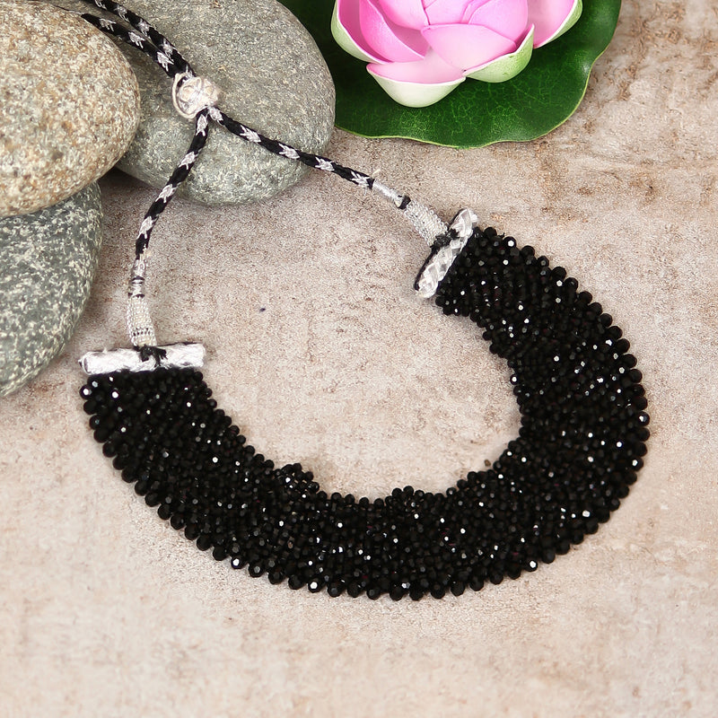 Ethnic Glass Beads Choker Necklace Jewellery