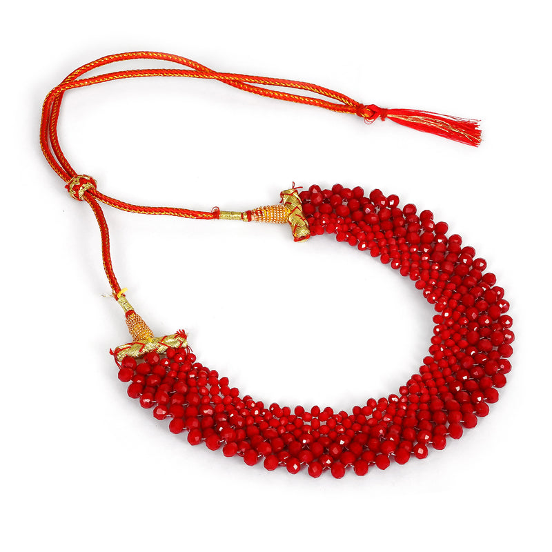 Ethnic Glass Beads Choker Necklace Jewellery