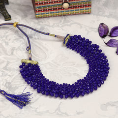 Ethnic Glass Beads Choker Necklace Jewellery