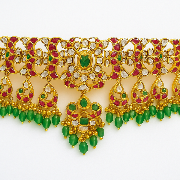 Kundan Jadau Chokar Jewellery
