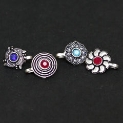 Silver Plated Silver Nose Ring