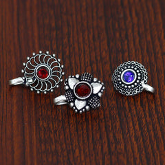 Silver Plated Silver Nose Ring
