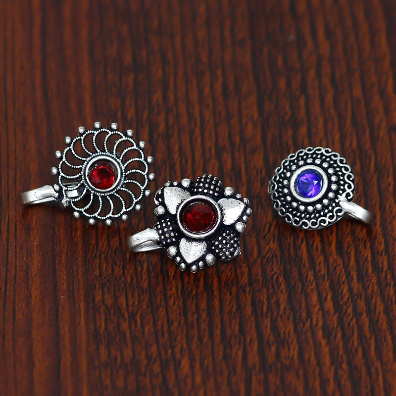 Silver Plated Silver Nose Ring