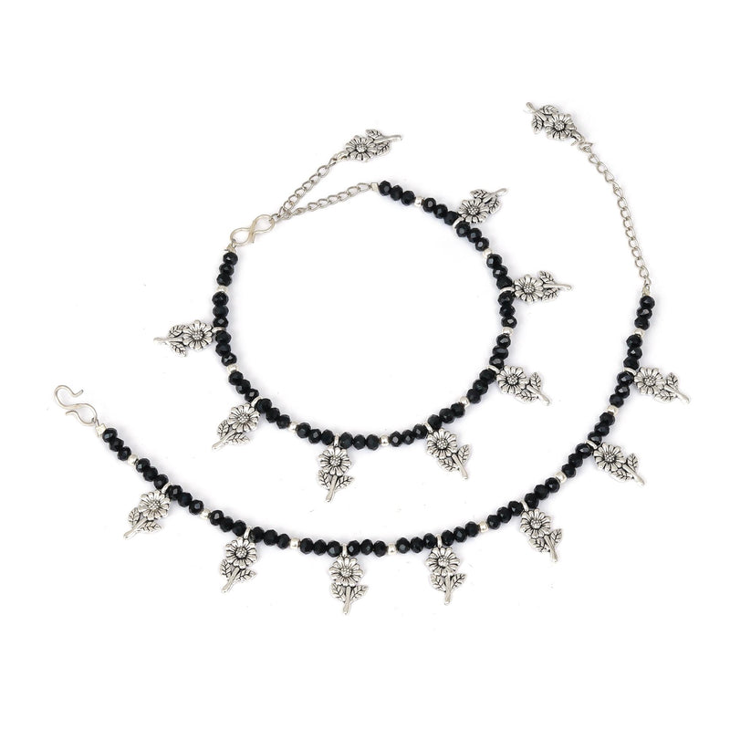 Flower Brass Anklet