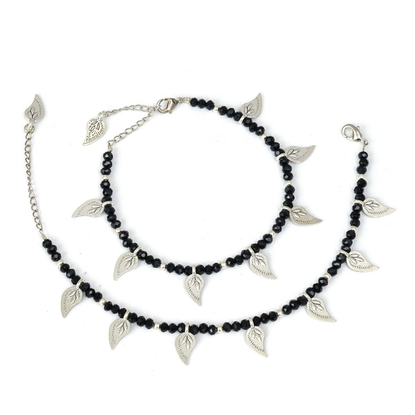 Leaf Brass Anklet