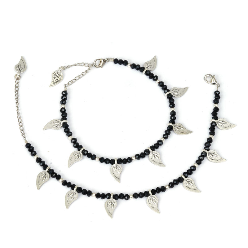 Leaf Brass Anklet