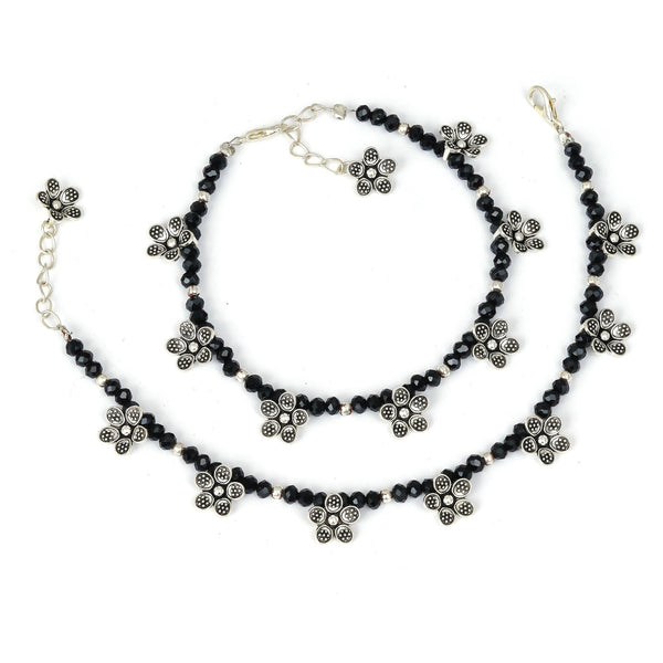 Flower Brass Anklet
