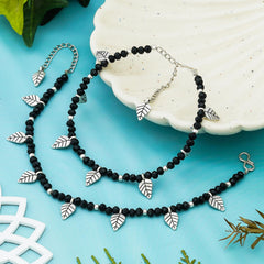 Leaf Brass Anklet