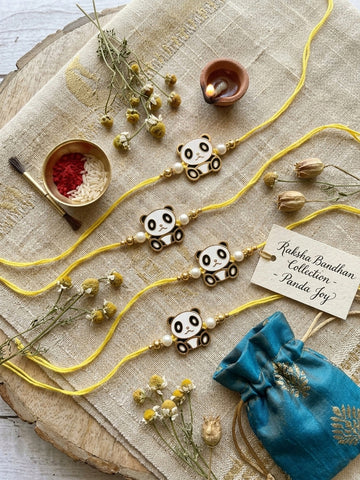 Panda Adorable Kids Rakhi Set