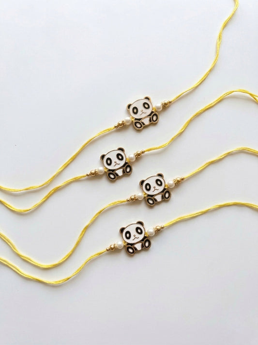 Panda Adorable Kids Rakhi Set