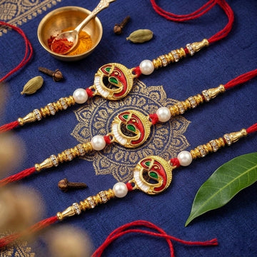 Traditional Designer Rakhi Set