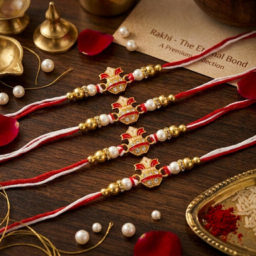 Auspicious Designer Rakhi Set
