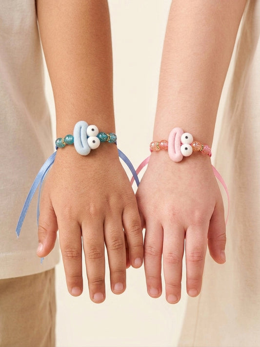 Smiley Monster Kids Designer Rakhi Set