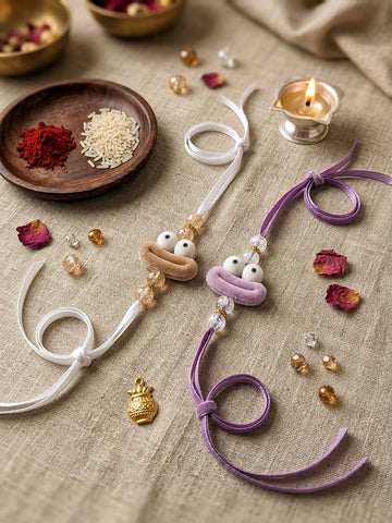 Adorable Kids Designer Rakhi Set