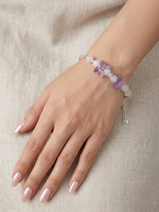 Natural Amethyst Butterfly Rakhi