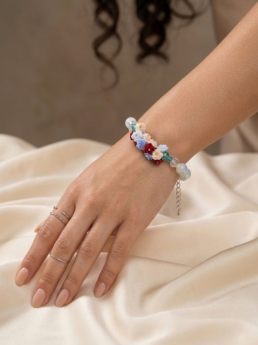 Premium Floral Charm Rakhi