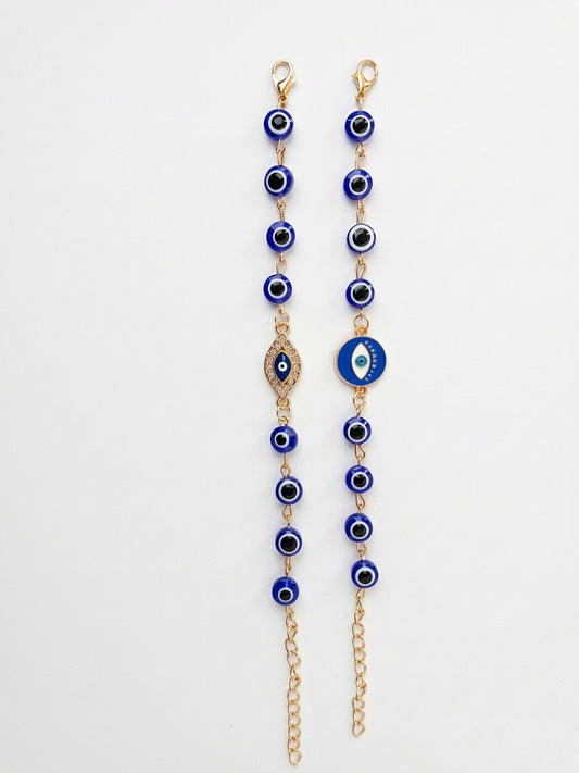 Evil Eye Bhai-Bhabhi Rakhi Set