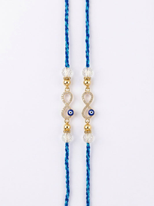 Evil Eye Infinity Rakhi Set