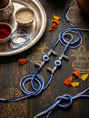 Evil Eye Protection Rakhi Set